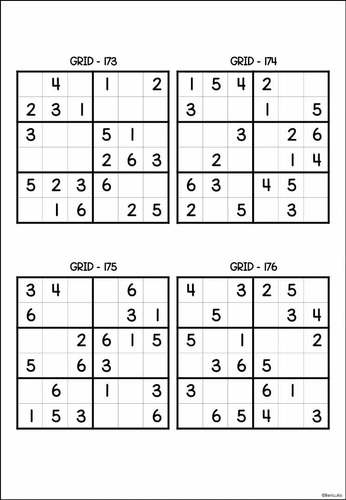 Sudoku puzzle pages sudoku activity grids printable logic reasoning game