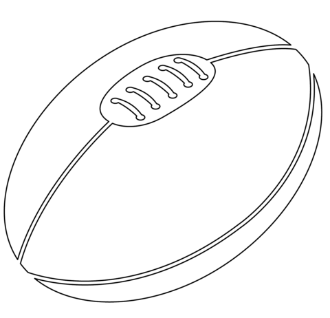 Rugby ball coloring page free printable coloring pages