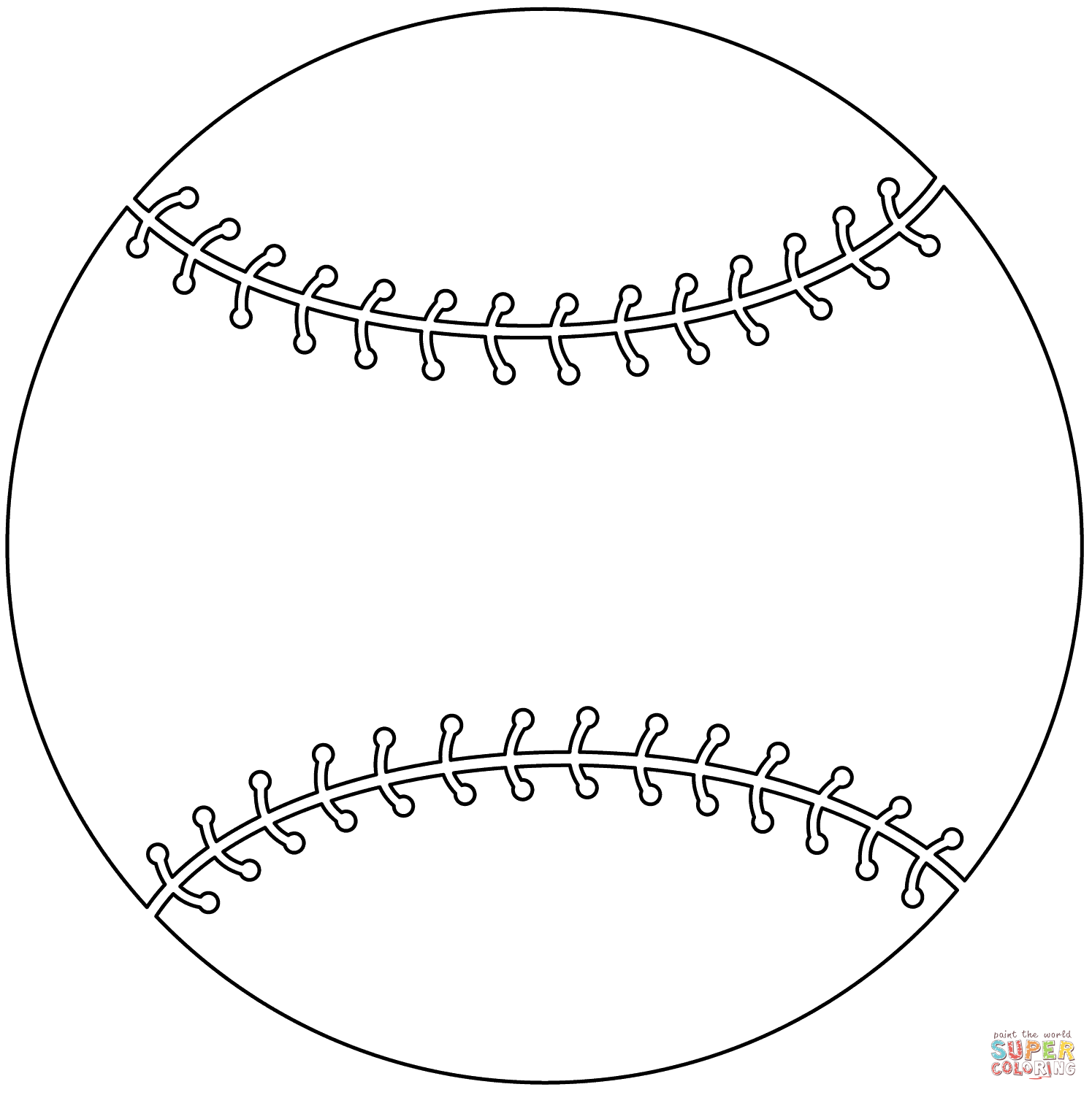 Baseball ball coloring page free printable coloring pages