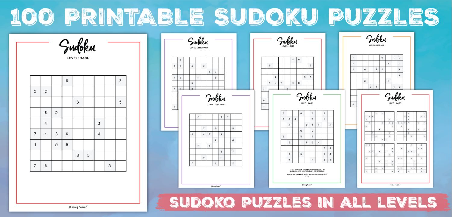 Printable sudoku