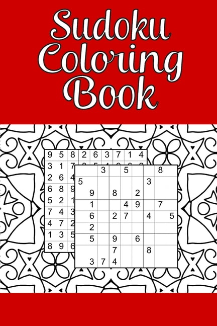 Sudoku coloring book pages