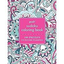 Posh sudoku adult coloring book puzzles for fun relaxation andrews mcmeel publishing books