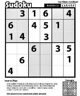 Sudoku free coloring pages