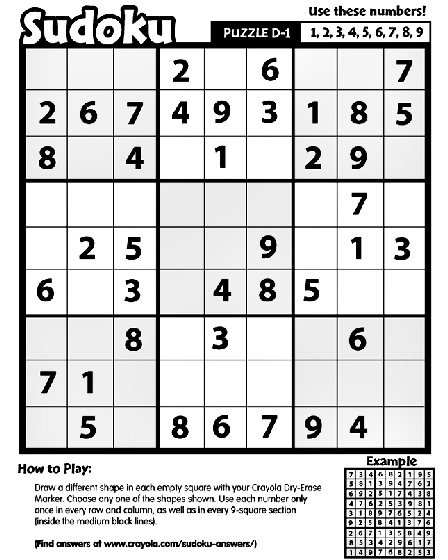 Sudoku d