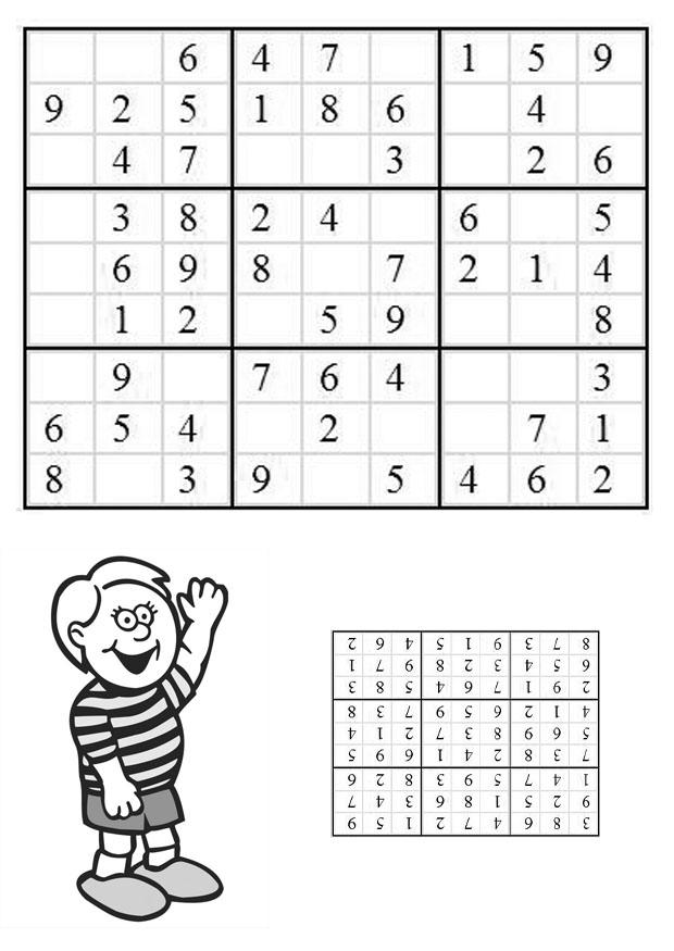 Coloring page sudoku