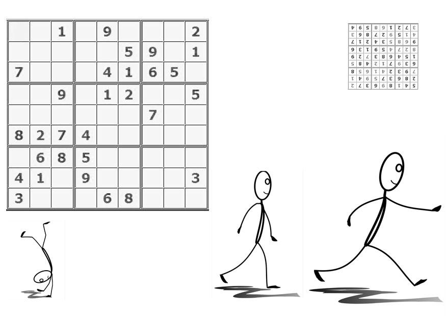 Coloring page sudoku