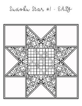 Let it snow coloring book sudoku by aquastephie tpt