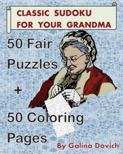 Classic sudoku for your grandma fair puzzles coloring pages