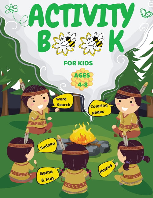 Activity book for kids ages