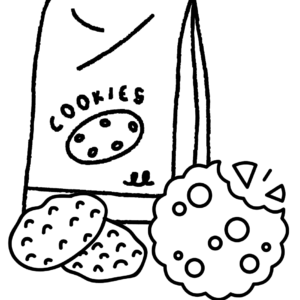 Cookie coloring pages printable for free download