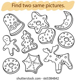 Thousand coloring page cookies royalty