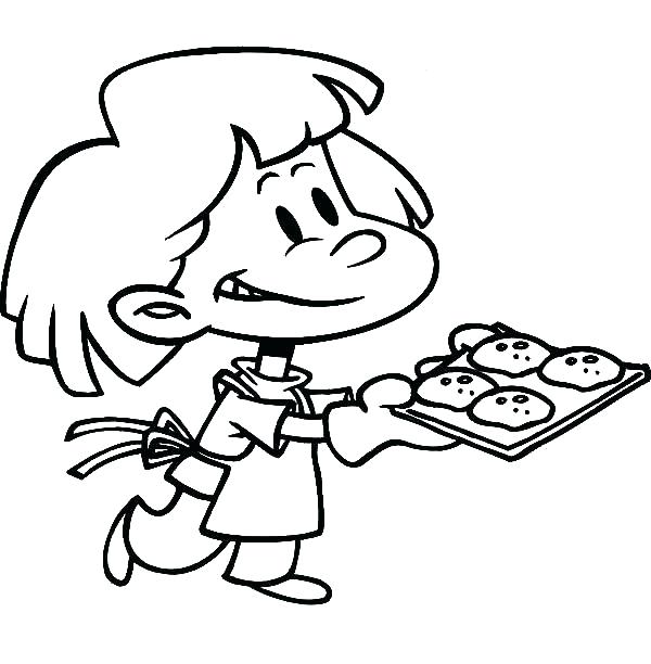 Cookie coloring pages