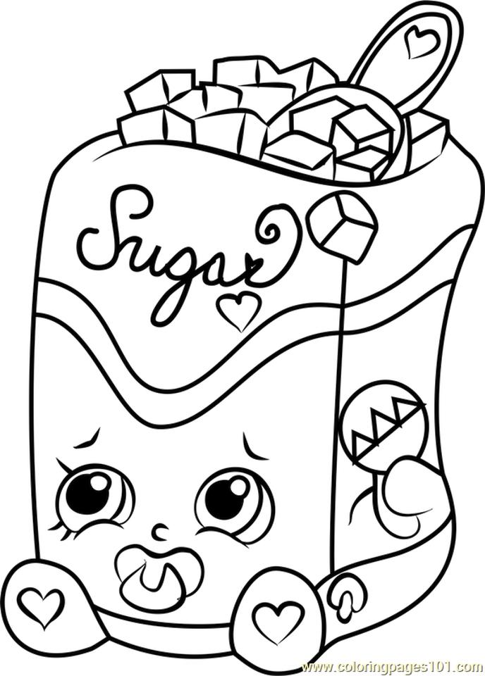 Get this shopkins coloring pages food sugar lump