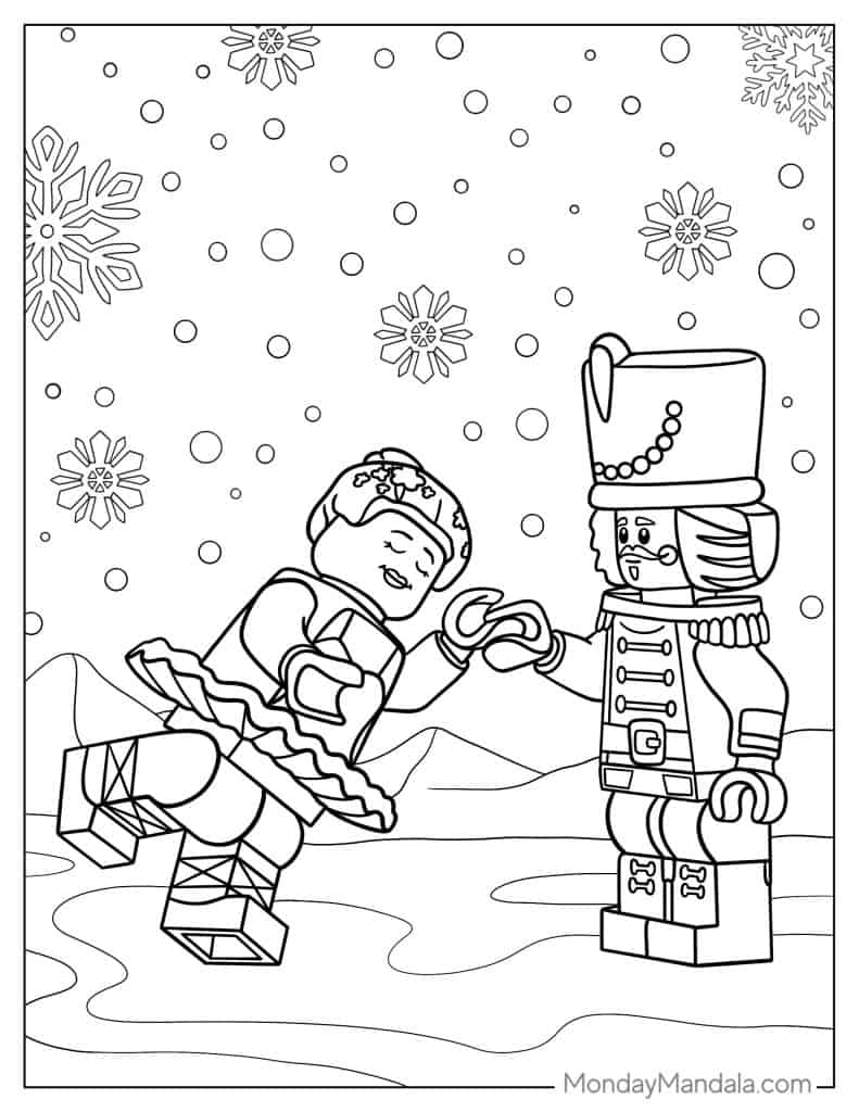 Nutcracker coloring pages free pdf printables