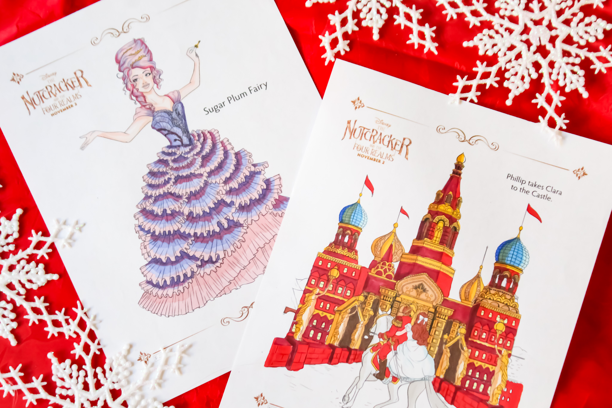 Disneys nutcracker coloring pages and activity sheets