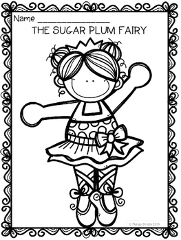 The nutcracker ballet coloring pages by margo stratis tpt