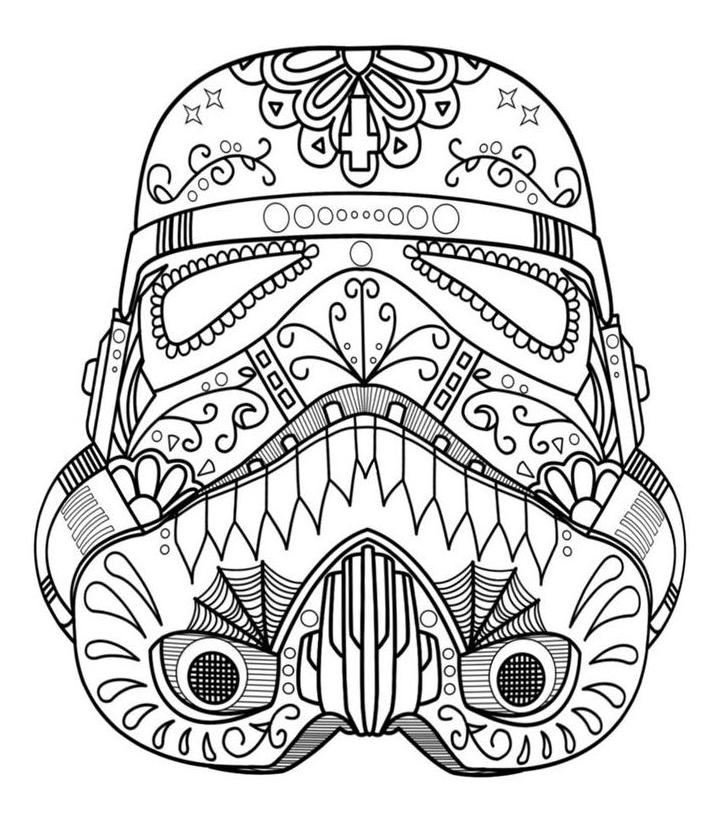 Sugar skull coloring pages