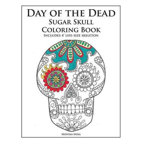 Day of the dead sugar skull coloring book â imagine childhood