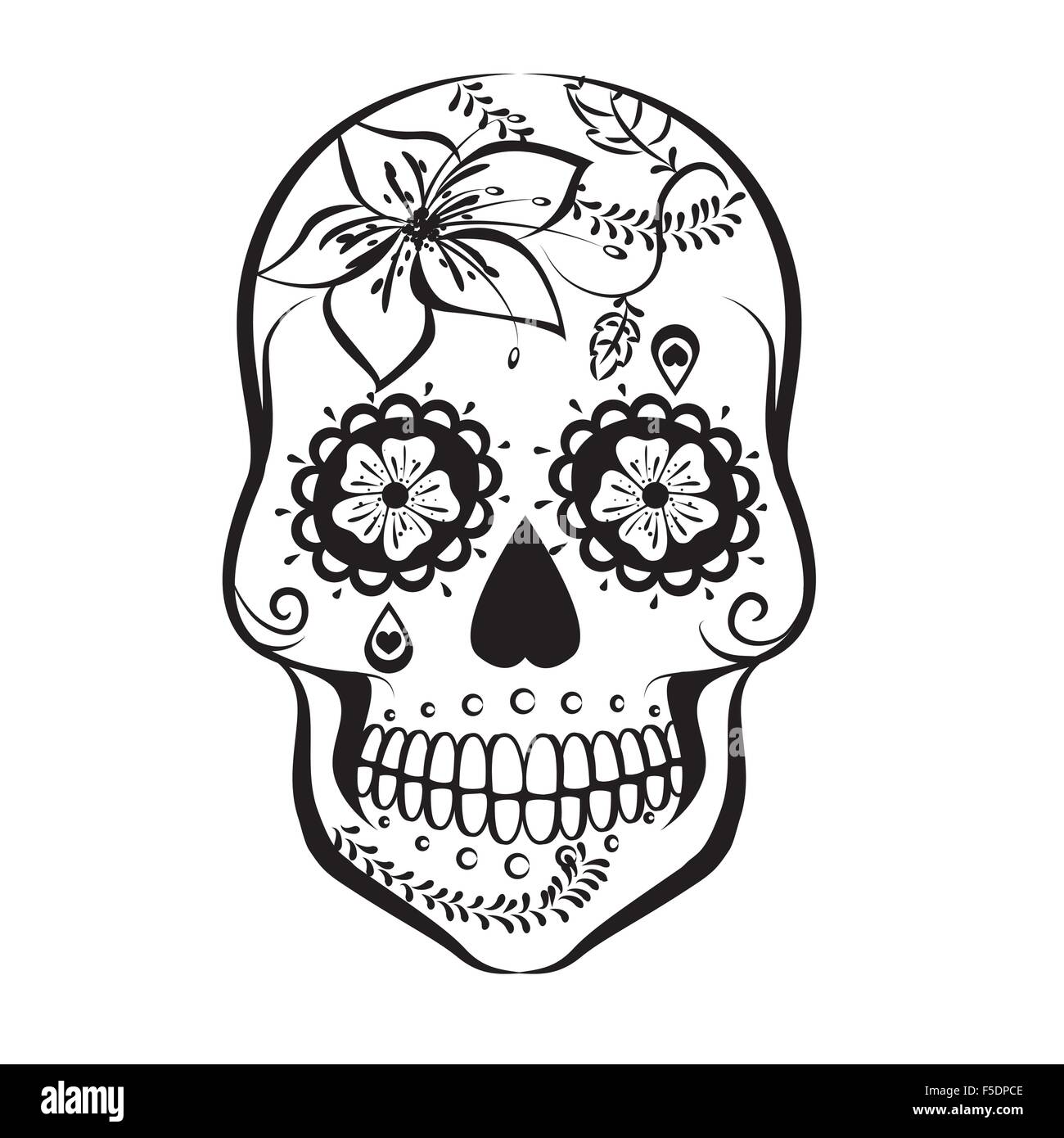 Sugar skull vector vectors hi