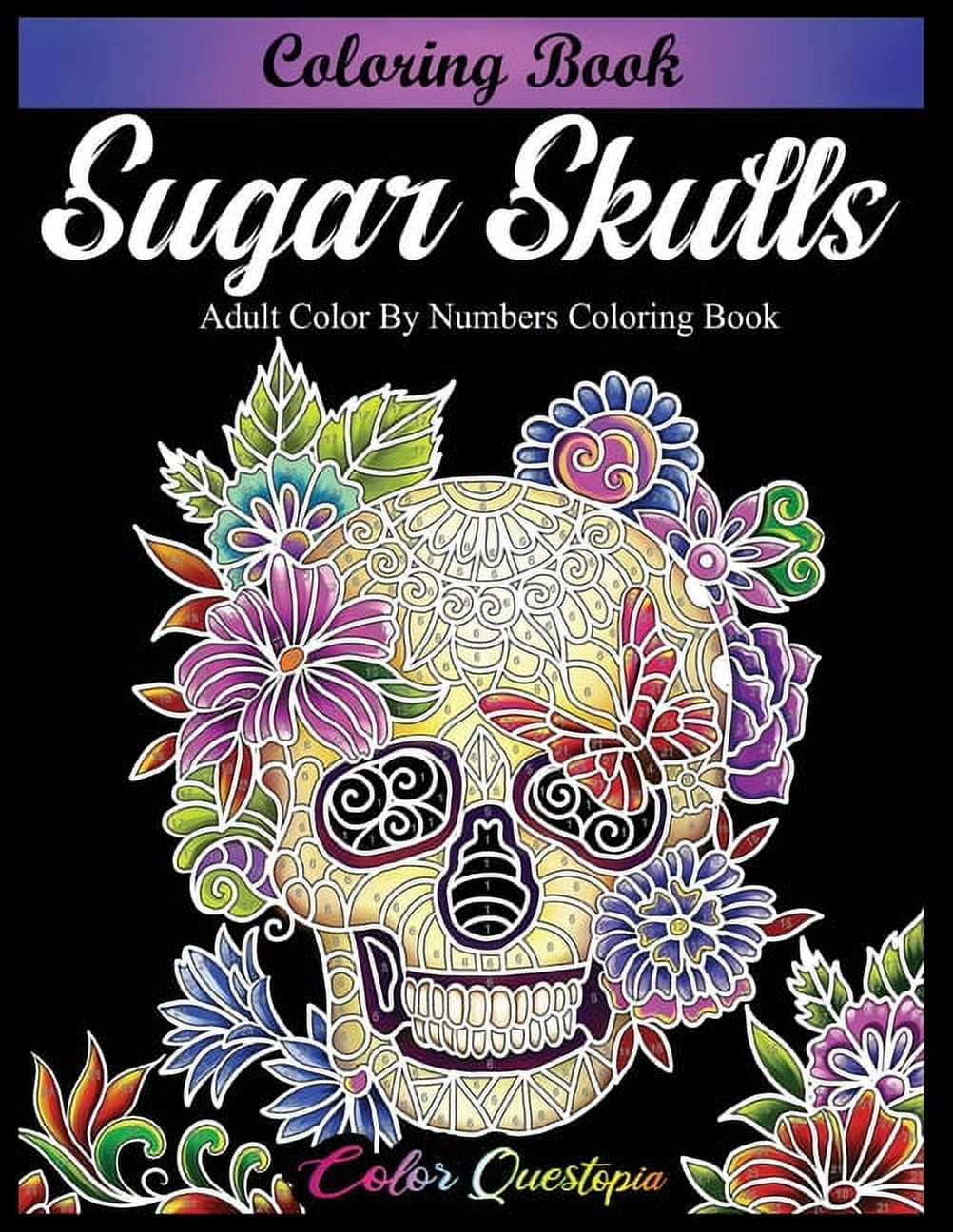 Sugar skulls coloring book