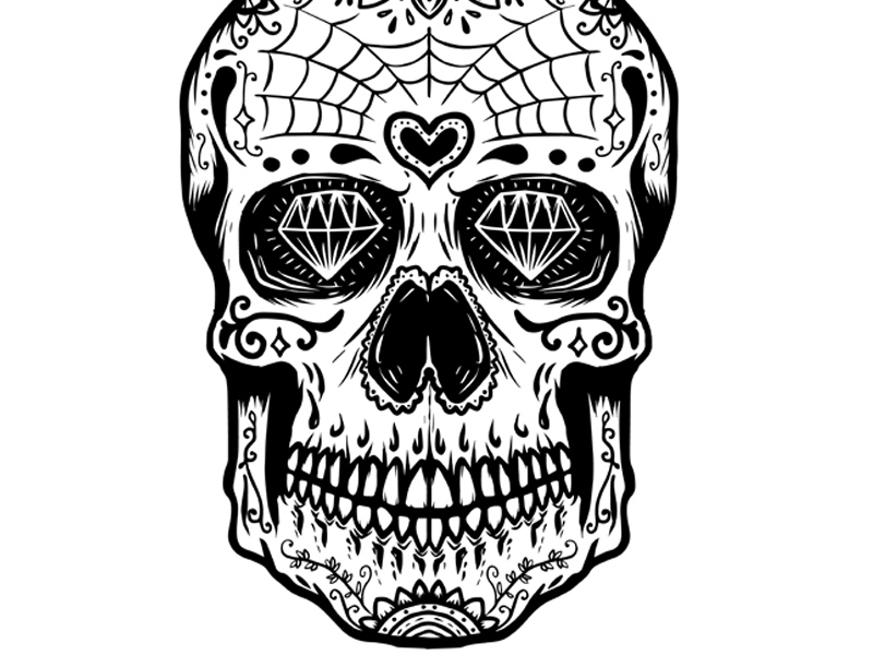 Sugar skull by kotliar ivan on