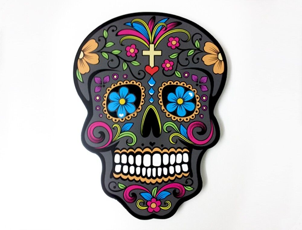 Big grey sugar skull