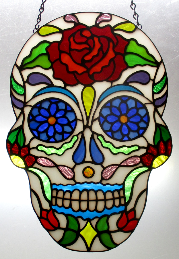 My rendition of a sugar skull x rstainedglass