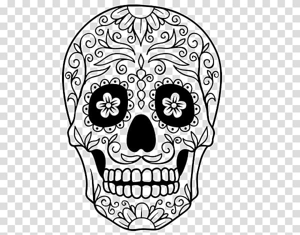 Free calavera coloring book skull day of the dead mexican cuisine frida kalo transparent background png clipart