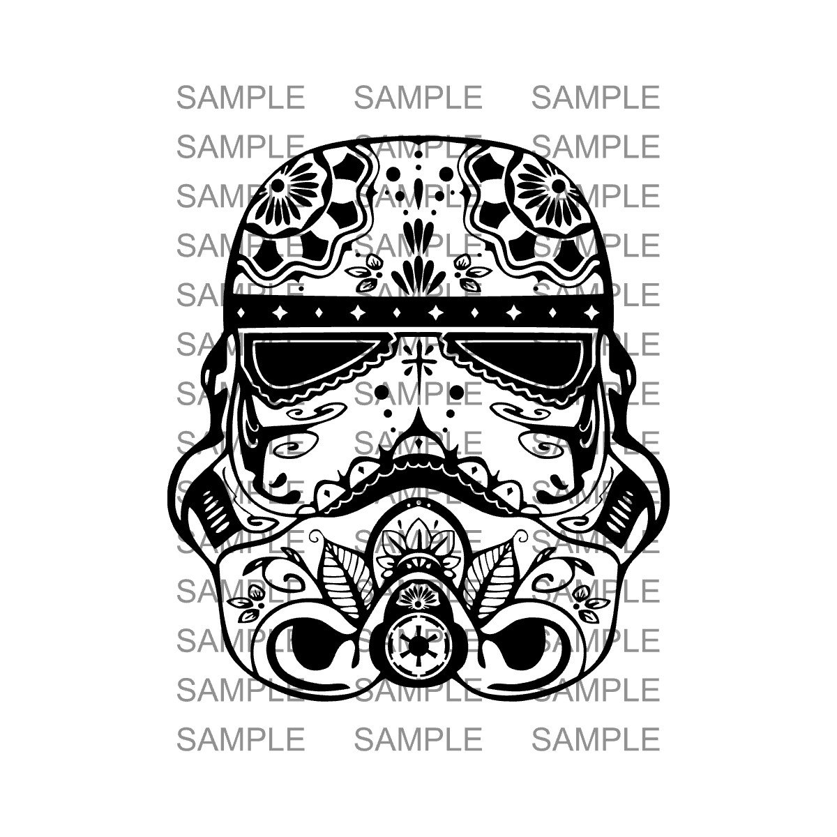 High quality mandala storm trooper svg digital download