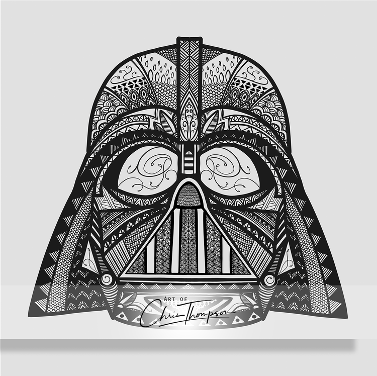 Darth vader fan art â art of chris thompson