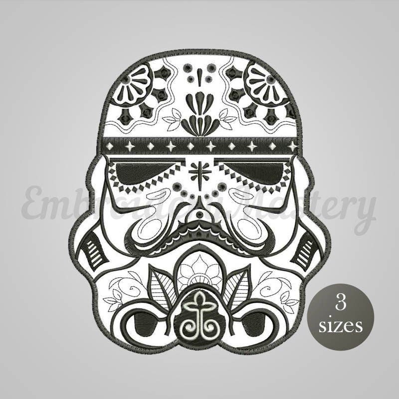 Trooper sugar skull