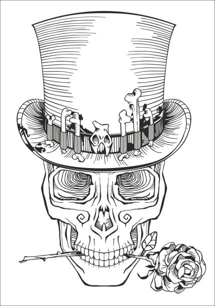 Sugar skull shirt stock illustrations royalty