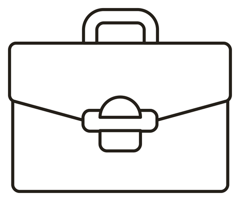 Briefcase coloring page free printable coloring pages