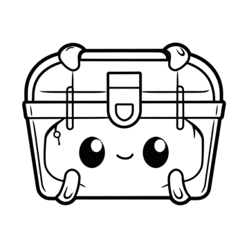 Suitcase coloring page png transparent images free download vector files