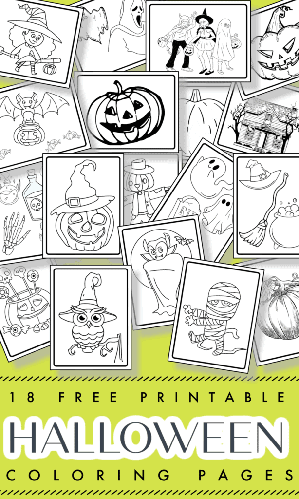 Halloween coloring pages free