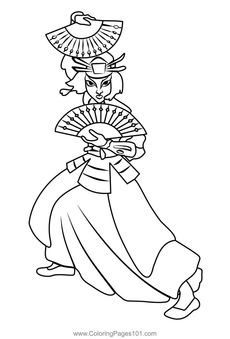 Suki from avatar the last airbender coloring page avatar the last airbender avatar kyoshi coloring pages