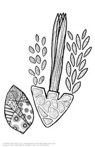 Sukkah poster coloring page