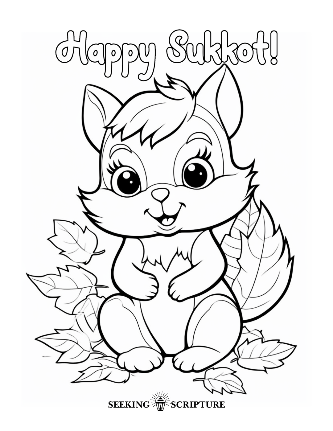 Sukkot coloring pages