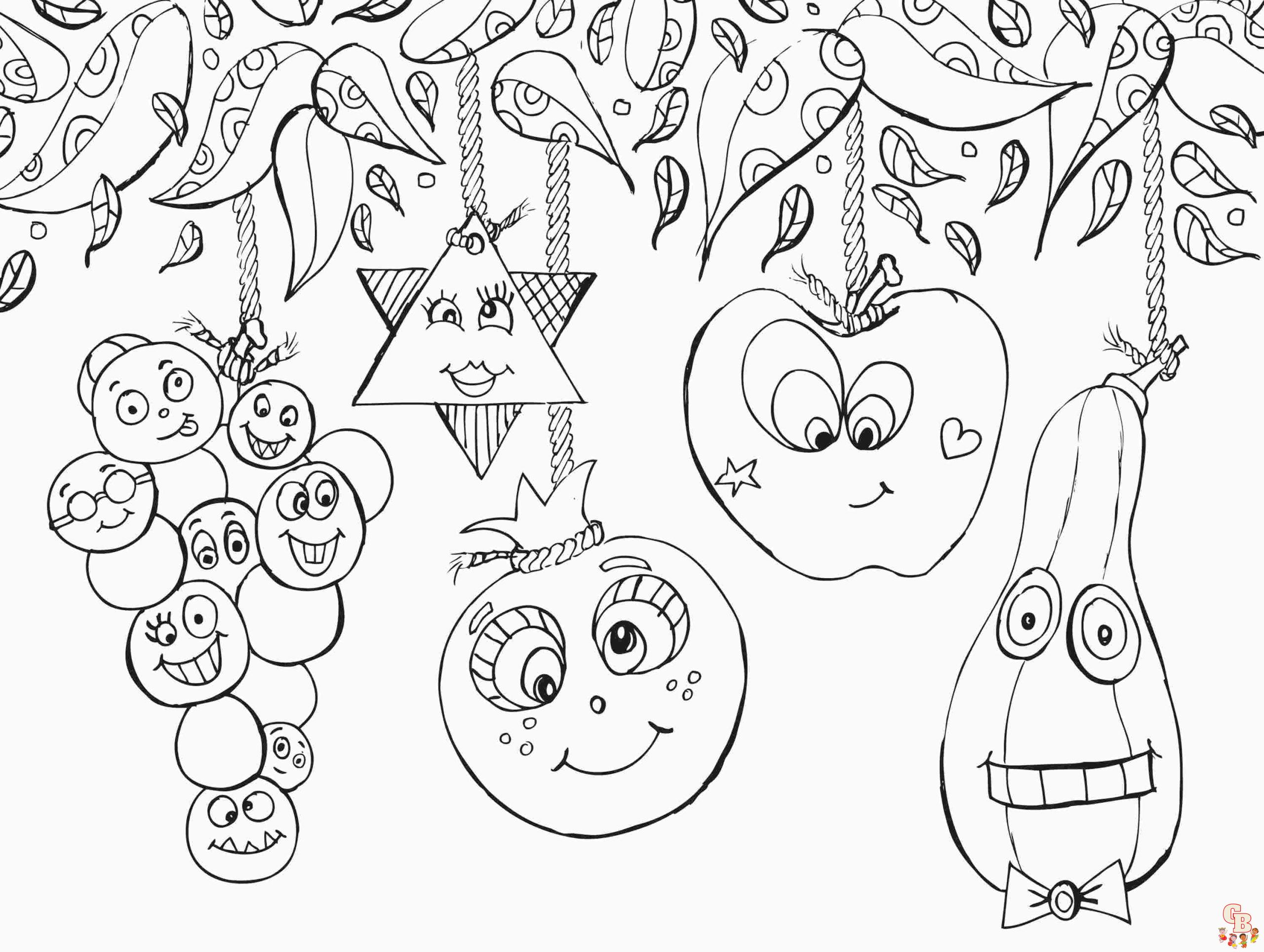 Printable sukkot coloring pages free for kids and adults