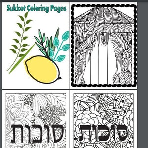 Sukkot coloring