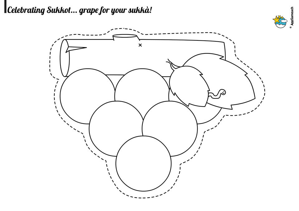 Sukkot coloring pages