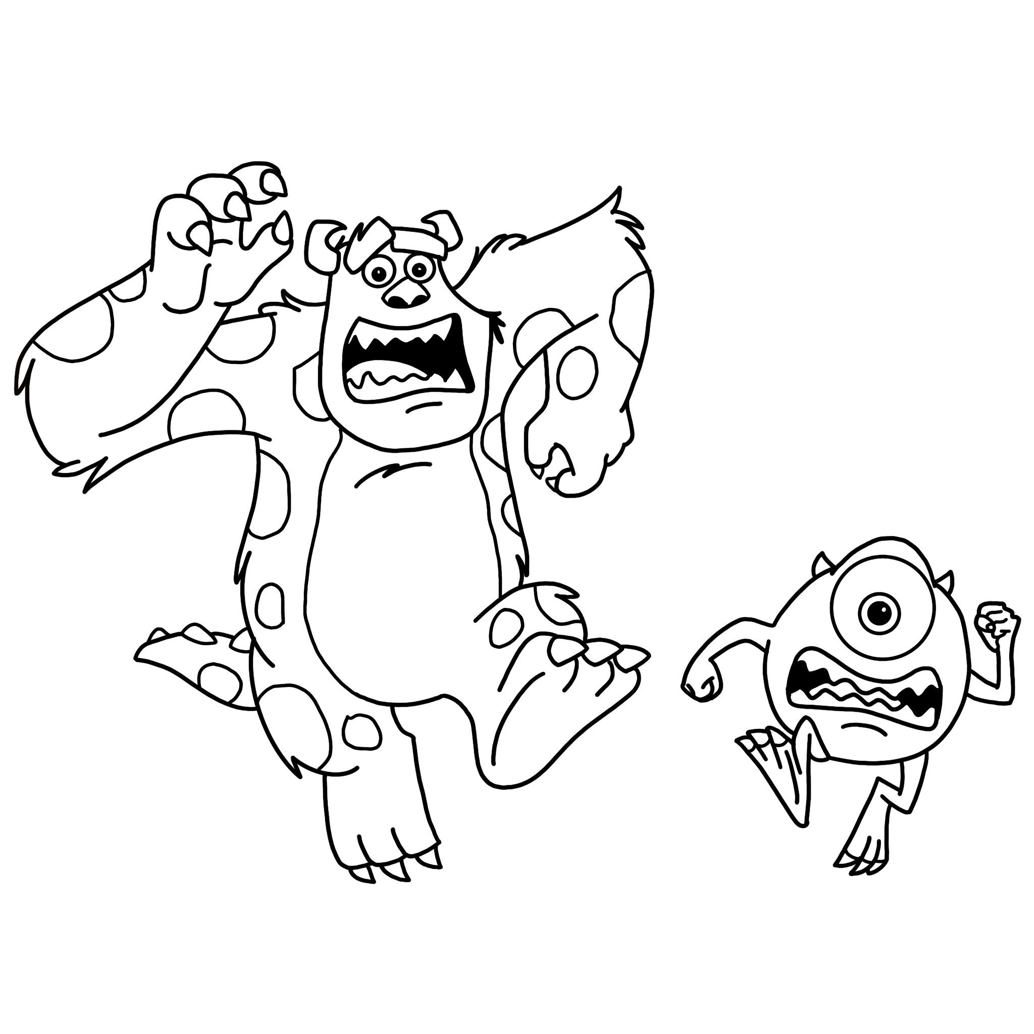 Monster inc coloring