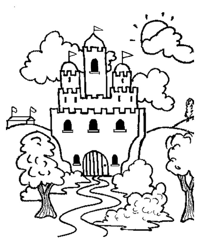 Medieval knights coloring page coloring pages castle coloring page detailed coloring pages