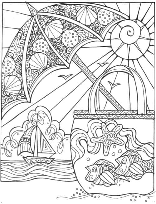 Free summer coloring pages updated