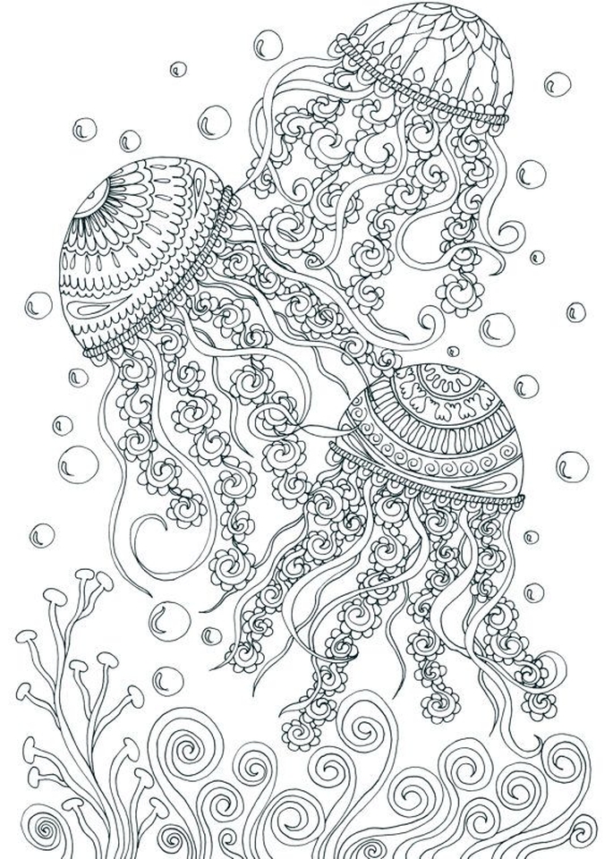 Get this free adults printable of summer coloring pages