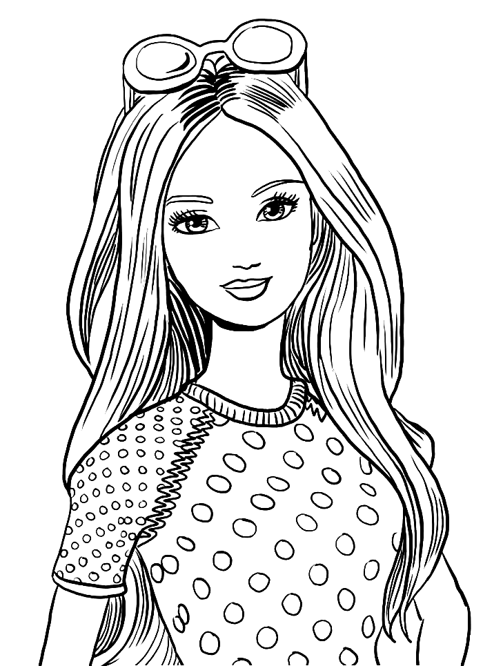 Barbie coloring pages printable for free download