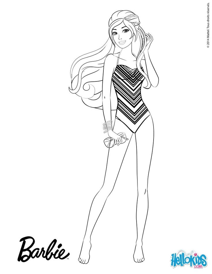 Barbie coloring pages