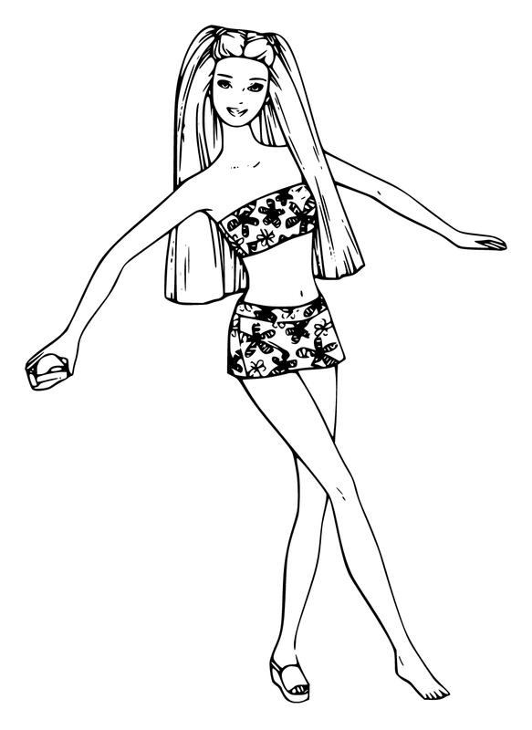 Ðï barbie in summer outfit