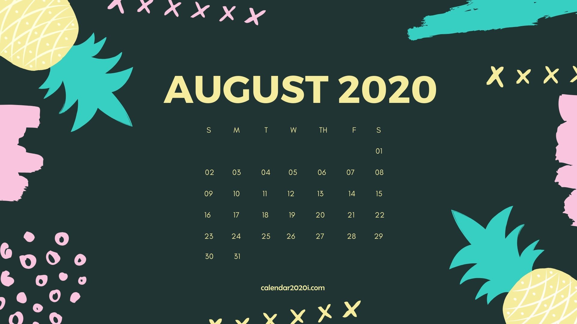 Download Free 100 + summer calendars 2020 Wallpapers