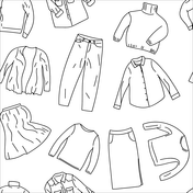 Clothes coloring pages free coloring pages